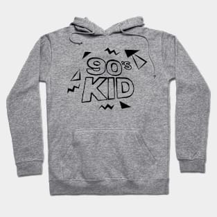 90s Kid in Doodle Art Style Hoodie